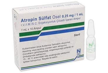 ATROPIN BIOSEL 0,25 MG 10 ампулы