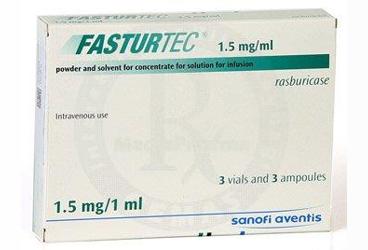 FASTURTEC 1,5 MG/1 ML İNFİZYONLUK ÇÖZELTİ İÇİN порошок İÇEREN флакон VEÇÖZÜCÜ İÇEREN ампулы