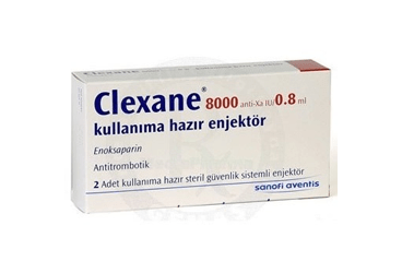 CLEXANE 8000 ANTİ-XA IU/0,8 ML KULL.HAZIR ENJEKTÖR