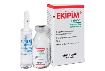 EKIPIM 1 GR IM/IV ENJEKTABL порошок İÇEREN 1 флакон