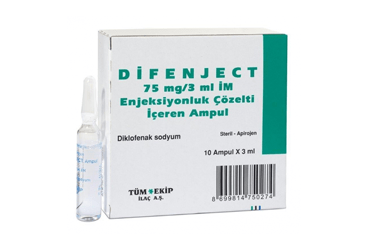 DIFENJECT 75 MG/3 ML внутримышечная инъекцияLUK 10 ампулы
