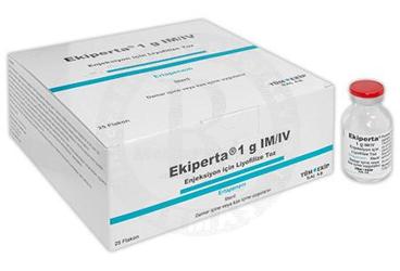 EKIPERTA 1G IM/IV ENJEKSIYON ICIN лиофилизированный порошок ICEREN флакон