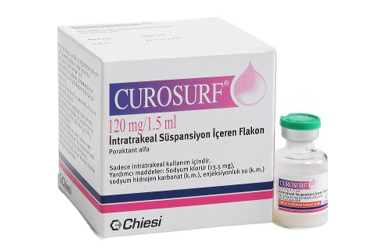 CUROSURF 120 MG/1,5 ML İNTRATRAKEAL SÜSPANSİYON 1 ADET TEK DOZLUK флакон