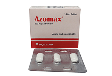 AZOMAX 500 MG 3 таблетки покрытые оболочкой