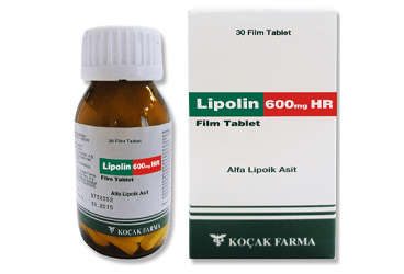 LIPOLIN 600 MG HR 30 таблетки покрытые оболочкой
