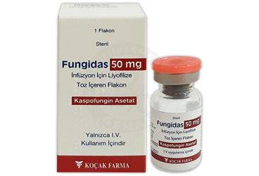FUNGIDAS 50 MG INFUZYON ICIN лиофилизированный порошок 1 флакон