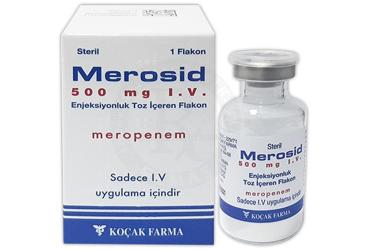MEROSID 500 MG IV ENJEKTABL порошок ICEREN 1 флакон