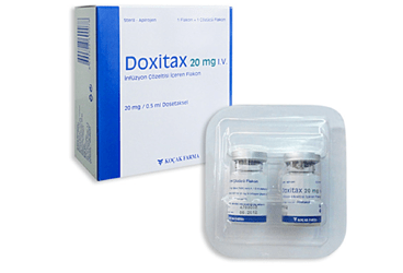 DOXITAX 20 MG STERIL APIROJEN IV INF. COZ. ICEREN флакон