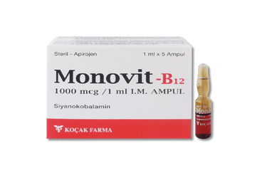 MONOVIT B12 1000 MCG/1 ML IM 5 ампулы