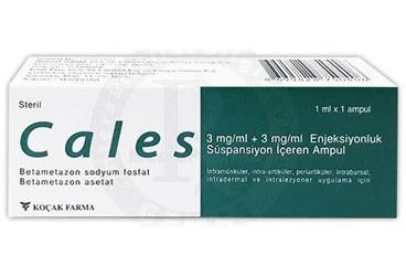 CALES 3 MG/ML + 3 MG/ML ENJEKSIYONLUK суспензия ICEREN ампулы ( 1 ампулы)