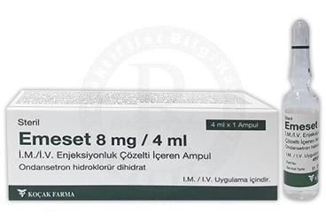 EMESET 8 MG/4ML IM/IV раствор для инъекций ICEREN 1 ампулы