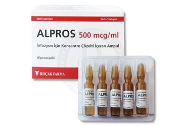 ALPROS 500 MCG/ML INF. ICIN KONSANTRE COZ. ICEREN 1 MLx5 ампулы