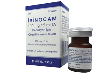 IRINOCAM 100 MG/5 ML IV PERFUZYON ICIN COZELTI ICEREN флакон