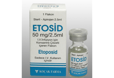 ETOSID 50 MG/2,5 ML IV INF. ICIN KON. SOLUSYON ICEREN 1 флакон