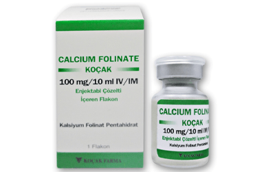 CALCIUM FOLINATE KOCAK 100 MG/10 ML IV/IM ENJEKTABL COZELTI ICEREN флакон