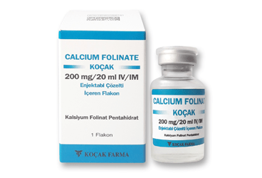CALCIUM FOLINATE KOCAK 200 MG/20 ML IV/IM ENJEKTABL COZELTI ICEREN флакон