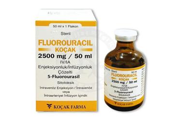 FLUOROURACIL-KOCAK 2500 MG/50 ML IV/IA ENJEKSIYONLUK/раствор для инфузий