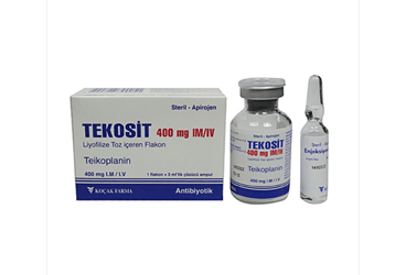 TEKOSIT 400 MG IM/IV Π»ΠΈΠΎΡΠΈΠ»ΠΈΠ·ΠΈΡΠΎΠ²Π°Π½Π½ΡΠΉ ΠΏΠΎΡΠΎΡΠΎΠΊ Δ°ΓEREN 1 ΡΠ»Π°ΠΊΠΎΠ½