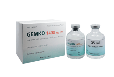 GEMKO 1400 MG IV INF. ICIN лиофилизированный порошок ICEREN флакон