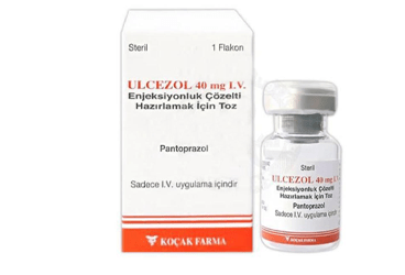 ULCEZOL 40 MG I.V. раствор для инъекций HAZIRLAMAK ICIN порошок (1 флакон)