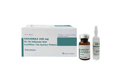 DAKARBAZ 100 MG IV/IA INFUZYON ICIN лиофилизированный порошок ICEREN 10 флакон