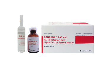 DAKARBAZ 200 MG IV/IA INFUZYON ICIN лиофилизированный порошок ICEREN 10 флакон