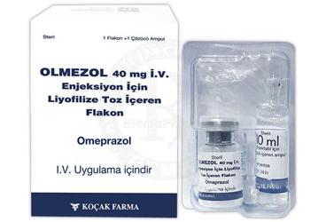 OLMEZOL 40 MG IV ENJEKSIYON ICIN лиофилизированный порошок ICEREN флакон