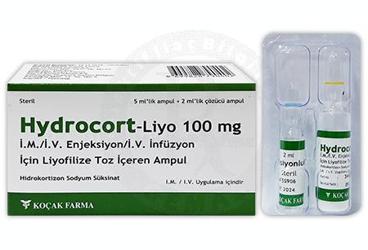 HYDROCORT-LIYO 100 MG IM/IV ампулы