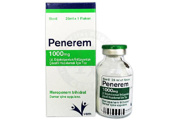 PENEREM 1000 MG I.V. ENJEKSIYONLUK / раствор для инфузий HAZIRLAMAK ICIN порошок