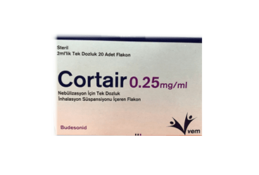 CORTAIR 0,25 MG/ML NEBULIZASYON ICIN TEK DOZLUK INHALASYON суспензияU ICEREN флакон (20 флакон)