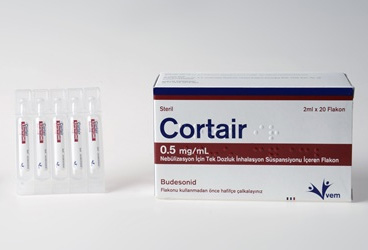 CORTAIR 0,5 MG/ML NEBULIZASYON ICIN TEK DOZLUK INHALASYON суспензияU ICEREN флакон (20 флакон)