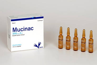 MUCINAC 300 MG/3 ML COZELTI ICEREN ампулы 10x3 ML ампулы/KUTU