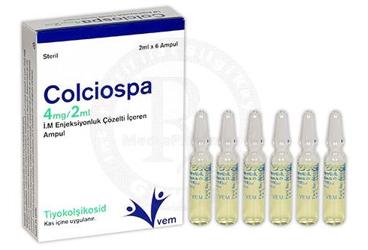 COLCIOSPA 4MG/2ML IM ENJ. ICIN COZELTI ICEREN 6 ампулы