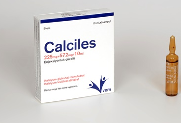 CALCILES 225 MG+572 MG/10 ML раствор для инъекций (5 ампулы)