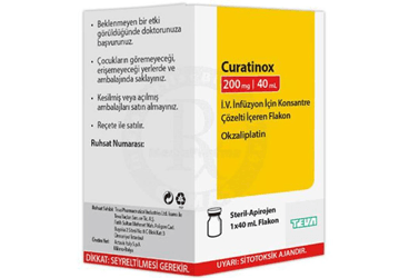 CURATINOX 200 MG/40 ML внутривенная инфузия ICIN KONSANTRE COZELTI ICEREN 1 флакон