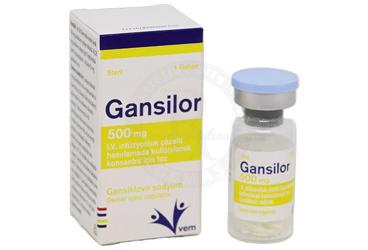 GANSILOR 500 MG I.V. раствор для инфузий HAZIRLAMADA KULLANILACAK KONSANTRE ICIN порошок (1 ADET)